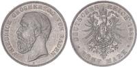 Baden 5 Mark 1888 Großherzog Friedrich I. 1852-1907 Prachtexemplar, vz-s... 2950,00 EUR  Excl. 10,00 EUR Verzending