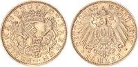 Bremen 10 Mark 1907 Freie und Hansestadt Bremen vz-st 2495,00 EUR  Excl. 10,00 EUR Verzending