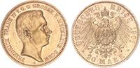 Mecklenburg-Schwerin 20 Mark 1901 Großherzog Friedrich Franz IV. 1897-19... 5500,00 EUR  Excl. 10,00 EUR Verzending