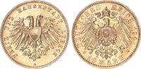 Lübeck 10 Mark 1901 Freie und Hansestadt Lübeck vz-st 2550,00 EUR  Excl. 10,00 EUR Verzending