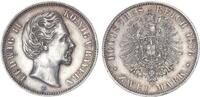 Bayern 2 Mark 1876 König Ludwig II. 1864-1886 fast vz mit alter Patina 265,00 EUR  Excl. 13,99 EUR Verzending