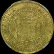 CHILE 8 Escudos 1800SO DA Charles IV NGC AU 55