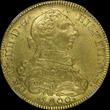 CHILE 8 Escudos 1800SO DA Charles IV NGC AU 55