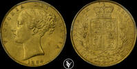 Great Britain sovereign Victoria shield -