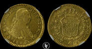 COLOMBIA ESCUDO Charles IV -