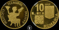 ROMANIA 10 LEi History of Gold - Cucuteni Băiceni Hoard -
