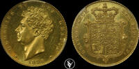 Great Britain 1/2 sovereign 1826 George IV PR63CAM PCGS