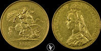 5 pounds 1887 Great Britain Victoria Jubilee head 