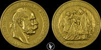100 Korona 1907 Hungry 40th Anniversary of the Coronation of Franz Joseph I 