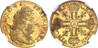 France - Louis XIV - Louis d'or à la perruque 1684A - Trésor de Plozevet - SPL -