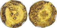 France - Francois 1er - Ecu d'or à la croisette Nantes - NGC AU58 - TOP POP -