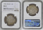 FRANCE Louis XVI - RARISSIME 1/2 ecu 1783 L - NGC MS 63 - TOP POP -