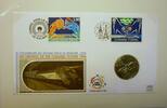 Gibraltar 2.8 ECU Numisbrief - Einweihung des Kanaltunnels (Handreichung) -