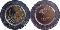 Deutschland, BRD, Germany 10 Euro Luft bewegt (Auf dem Wasser) -