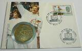 Niue 5 Dollars Numisbrief - Davis-Cup-Finale zwischen Deutschland und Schweden (Boris Becker) -