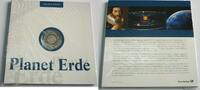 Deutschland, BRD, Germany 5 Euro Planet Erde - Ausgabe der Deutschen Post Münze & Marke -