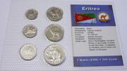 Eritrea 1 Cent - 100 Cents Kursmünzensatz -