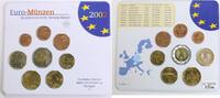 Deutschland, Germany, BRD 3,88 Euro Euro-Kursmünzensatz (Staatliche Münze Baden-Württemberg Stuttgart) -