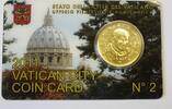 Vatikan, Vatikanstadt 50 Cent 2011 Papst Benedikt XVI ST in Coincard 5,00 EUR  Excl. 15,00 EUR Verzending