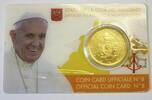 Vatikan, Vatikanstadt 50 Cent 2017 Papst Franziskus ST in Coincard 7,00 EUR  Excl. 15,00 EUR Verzending