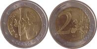 Spanien, Spain 2 Euro 400. Jahrestag der ersten Ausgabe Miguel de Cervantes’ „Don Quixote“ -