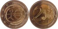 Deutschland, BRD, Germany 2 Euro 10 Jahre Europäische Währungsunion -