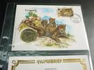 Russland/ Sowjetunion 50 Afghanis Numisbrief - Naturschutz 25 Jahre World Wildlife Fund (Leopard) -