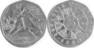 Österreich, Austria 5 Euro XIII. Fußball-Europameisterschaft 2008 in Österreich und der Schweiz (Zweikampf) -