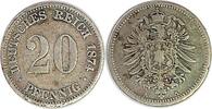 Deutschland/ Kaiserreich 20 Pfennig -