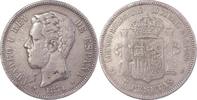 Spanien 5 Pesetas Amadeus I. (Amadeo) 1871-1873 -