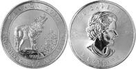 Kanada 2 Dollars 3/4 oz Grauwolf -
