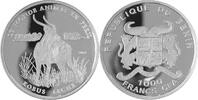 Benin 1000 Francs Gefährdete Tierwelt (Letschwe) -