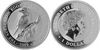 Australien, Australia 1 Dollar 1 oz Kookaburra P20 (Jägerliest auf Zweig) -