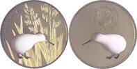Neuseeland 1 Dollar 1 oz Kiwi Silhouette (rhodiniert & teilvergoldet) -