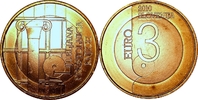 Slowenien, Slovenija, Slovenia 3 Euro UNESCO Welthauptstadt des Buches 2010 Ljubljana (Säule im Lesesaal) -