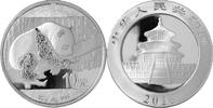 China/ Volksrepublik 30 g Panda (ehem. 1 oz) 10 Yuan 2016 ST in Originalkapsel