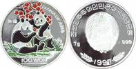 Korea 100 Won Asiatische Tierwelt (Zwei Pandas) -