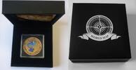 Tokelau 5 Dollars 1 oz Terra (World Map/ Weltkarte) in Farbe -