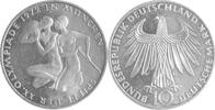 Deutschland, BRD, Germany 10 DM XX. Olympische Sommerspiele 1972 in München - Basketballspieler und Kanutin -