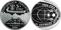 Italien 5 Euro XVIII. Fußball-Weltmeisterschaft 2006 in Deutschland (Santa Croce) -