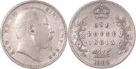 Indien 1 Rupee Edward VII. 1901-1910 -