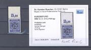 Deutschland ab 1945 SBZ Michel Nummer 210a, 75 Pfg. 1948 Plattenoberrand ** Befund BPP -