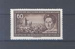Deutschland ab 1945 DDR Michel Nummer 478 X I, 60 Pfg. Freimarke 1955 **, geprüft BPP -