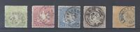 Deutschland vor 1945  Württemberg Michel Nummer 30-34, Freimarken 1865 g... 89,50 EUR  Excl. 5,00 EUR Verzending
