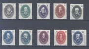 Deutschland ab 1945 DDR Michel Nummer 261-70 Akademie 1950 ** -