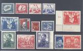 Deutschland ab 1945 DDR, ** Posten aus 1951 auf Steckkarte -