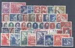 Deutschland ab 1945 DDR, gestempelter Posten aus 1950-52 auf Steckkarte -