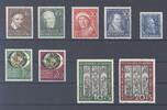 Deutschland ab 1945 Bund Michel Nummer 139-47, Jahrgang 1951 ohne Posthorn komplett ** -