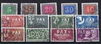 Europa und Alle Welt C) Schweiz Pax Satz Mi 447-459 °, ME 1.000€ -