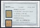 Deutschland ab 1945  C) AM Post Mi 13 E **, mit Befund Hettler BPP  44,50 EUR  Excl. 5,00 EUR Verzending